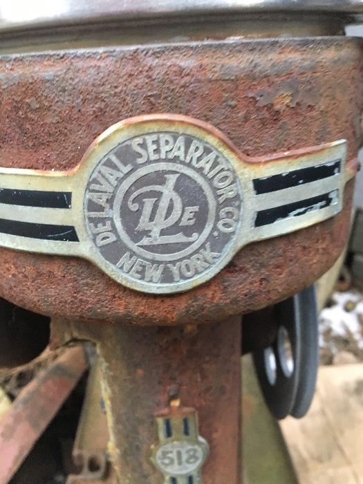 De Laval Separator / produced in 1918 this is a milk separate cream heat water and generate light all at the same time a must see item