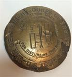 US Army War Department Corps of Engineers Solid Brass Reference Sidewalk Mark Markerwhich would have been embedded into the ground at some point.