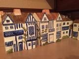 Vintage Ceramic House Canisters by The Haldon Group, made in Japan