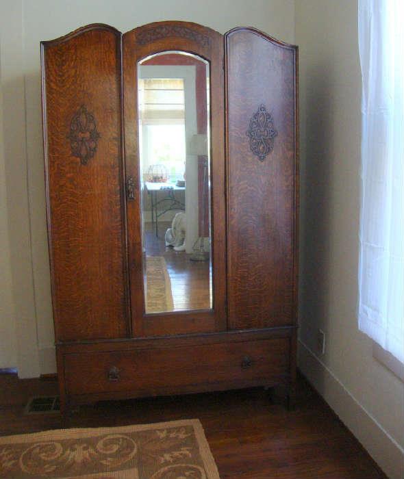 Antique Oak Armoir