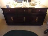 Dixie Bedroom Set Mahogany (Dresser with Mirror)