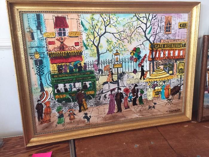 We're unpacking the artwork & more at Vets Hall in Osterville -- Here's some preview Pictures!