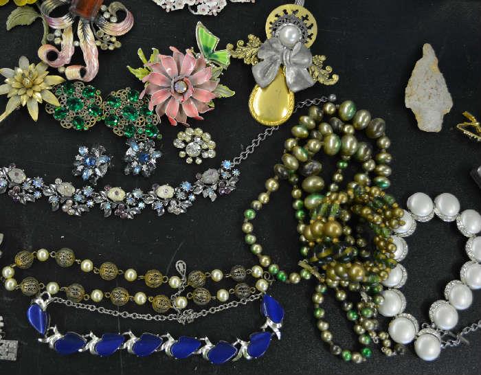stunning vintage costume jewelry