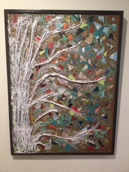 Mixed Media Original Large piece of Artwork by Shelly Henning