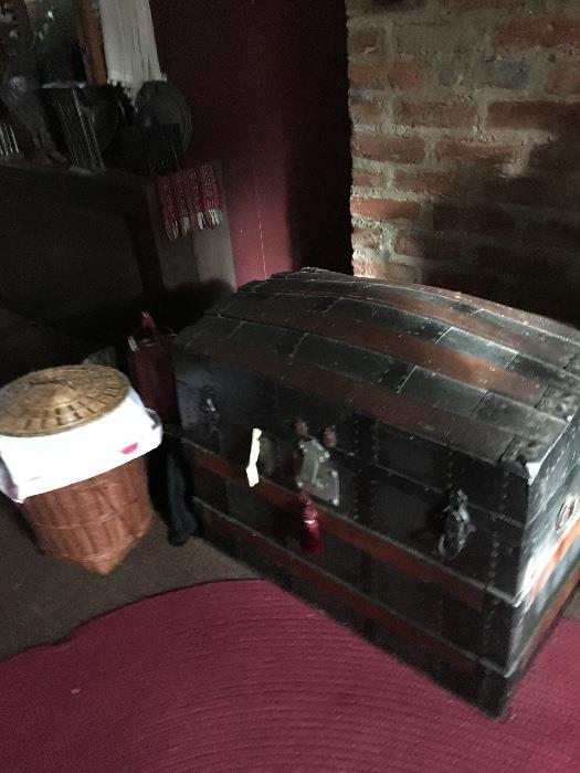 One of several cool antique trunks
