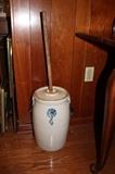 Rare Find!! Antique Louisville Crockery Butter Churner!