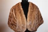 Be the Belle of the Mardi Gras Ball!! Gorgeous Vintage Fur Shawl by Hoppers Furs St. Louis