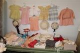 Huge Lot of Vintage Handmade Baby Clothes...bibs, bonnets, knickers, gowns, sooo much to see. Dress your child in vintage style this Easter!
