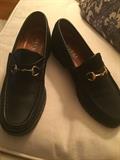 Gucci loafers one pair suede and one pair leather
