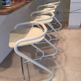 Set of 4 modern bar stools.  These really are comfortable.