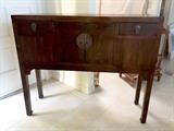 Antique Chinese side board.  Comes with was stamp from government 