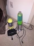LAVA LAMP AND ALARM RADIO
