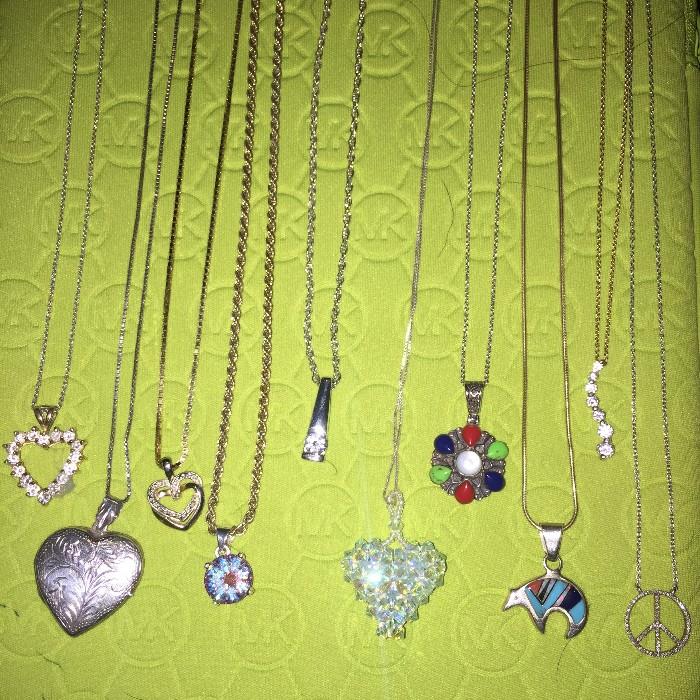 STERLING SILVER NECKLACES