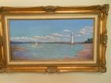 Framed oil