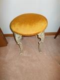 Cast iron vanity stool