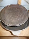 Cast iron pot & lid/ one of several pieces 