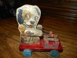 "Merry Mutt" pull toy/works!!!