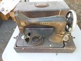 Old Singer portable sewing machine