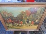 Vintage framed print