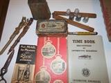Railroad items/ammo box/thimbles & MORE