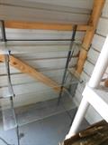 Glass & metal shelf