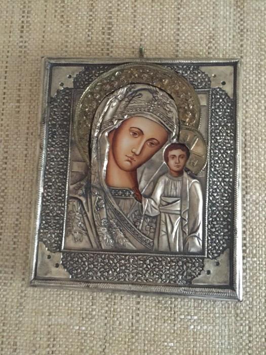 There is a beautiful and Plentiful collection of imported  Russian Icons. 