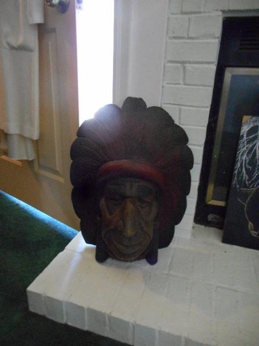 This Indian head was bought in Greece by son
