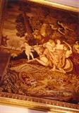147/93  Tapestry.  A 19th century Austrian petit point tapestry, titled:  "The Rape of Europa".  Illustrating the fable.
4' x 6'.  $3750.00