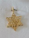 14k Star of David pendant
