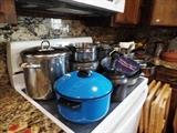 Assortment of pots and pans