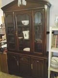 Lighted china hutch