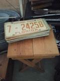 Old license plates