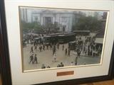 Framed photo of 1930's 15th & G Sts. NW