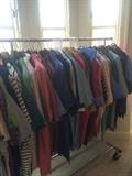 Many new designer men's sportshirts