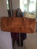 Leather duffle