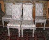 6 upholstered chairs