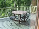 OUTDOOR TABLE AND CHAIRS