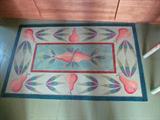 PAINTED CANVAS FLOOR CLOTH