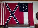 Confederate flag & 1st First Confederate (replicas) cloth