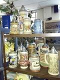 German & West German steins