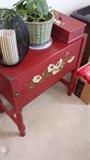 Many painted primitive items