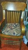 Tiger oak chair
