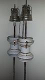 Turn-of-the-century gas light fixtures
