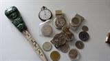 Sterling items, tokens and coins