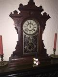 ANTIQUE GINGERBREAD CLOCK