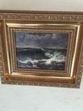 GUSTAVE COURBET " THE WAVES" GICLEE PRINT ON CANVAS