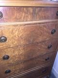 MAHOGANY 5 DRAWER DRESSER