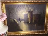 OIL ON CAVAS CASTLE 