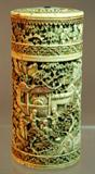 Carved ivory medicine bottle