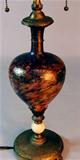 Tiffany Favrile Glass Cypriot Lamp